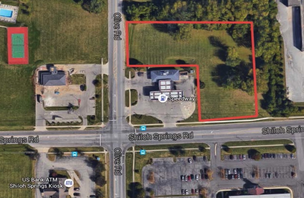 Aerial photo of 2939 Shiloh Springs Road